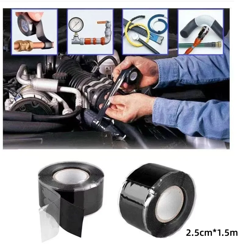 Sealed Self Melting Silicone Tape, Self Melting Sealing Tape, Used for Emergency Pipeline Maintenance, Cable Bandages
