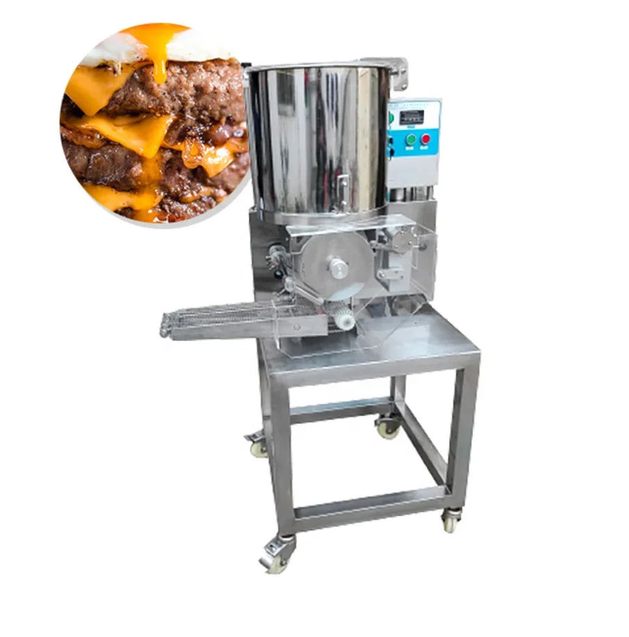 Automatic Beef Fish Potato Burger Hamburger Patty Forming Making Machine Potato Burger Patty Forming Machine  Automatic Burger P