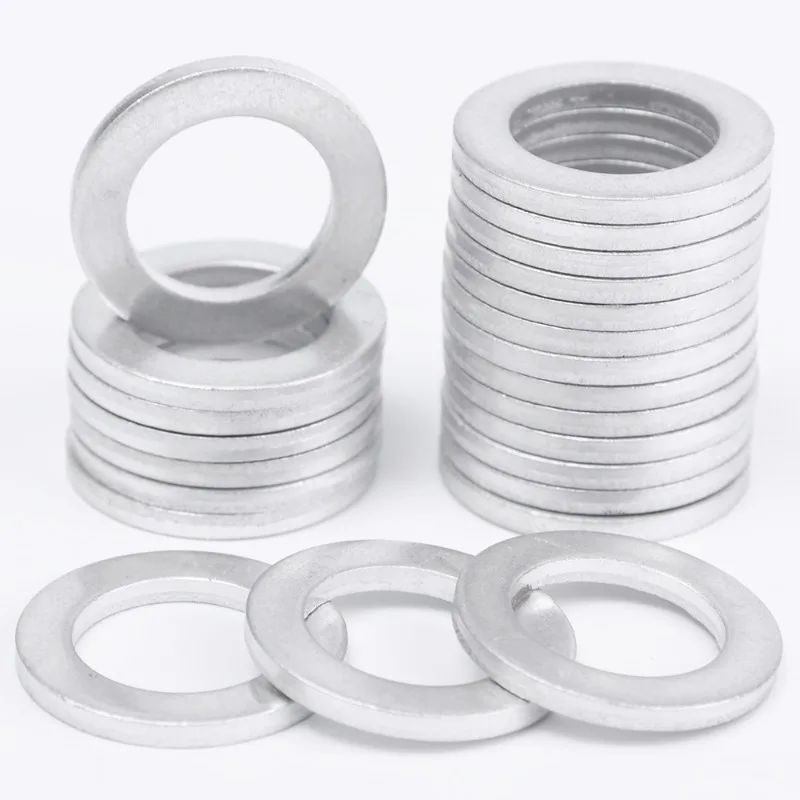 100/10PCS M14 Aluminum Engine Oil Drain Plug Crush Gaskets Washers Seals for Honda Accord Civic CRV Acura Replaces 94109-14000