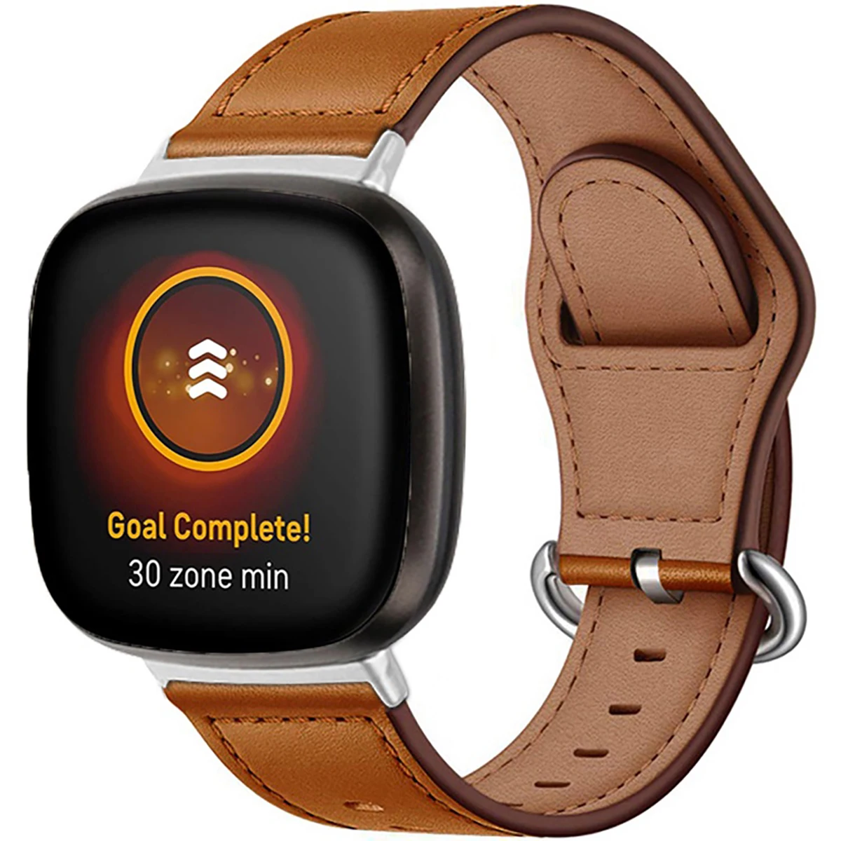 Leather strap For Fitbit Versa3 4 Sense Strap Versa4 Wristband Genuine Leather Casual Fashion Classic Belt