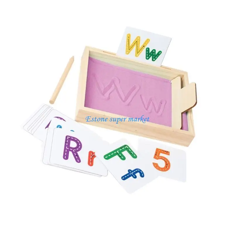 090B Herbruikbaar zandschrijfspeelgoed voor kinderen Betrokkenheid en educatief gebruik Oefenbord Kinderen