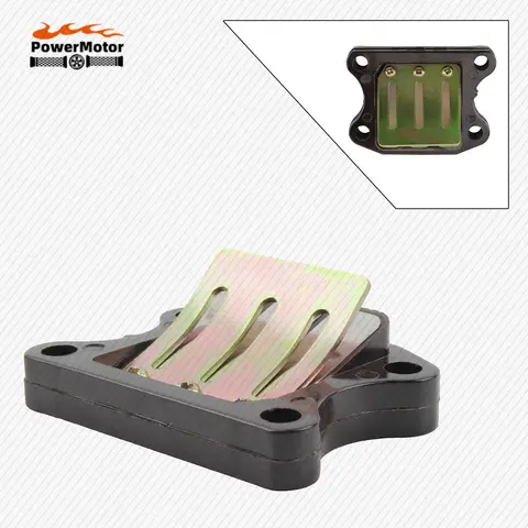 Motorbike 2-Stroke Scooter Reed Valve Motorcycle Reed Valve Block With Petals Assy For HONDA DIO SK50 MN AF27 DIO50 LEAD90 50cc