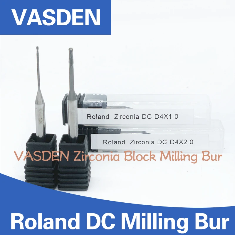 

DC Diamond Coated Dental Bur Coating Cad Cam Milling Bur Roland Zirconia Block PMMA Milling Burs Lab Material