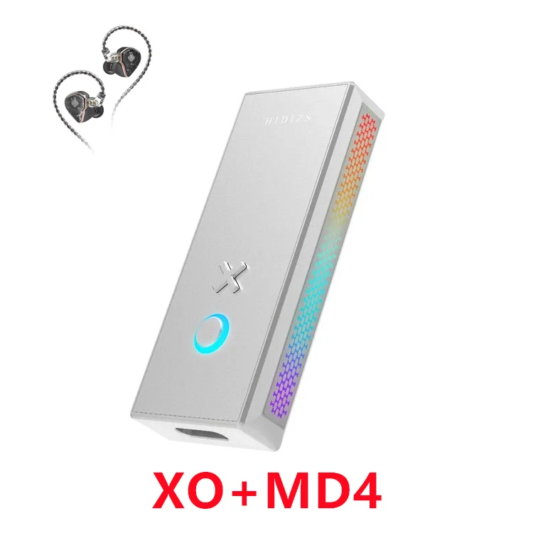 Hidizs XO Single-ended & Balanced MQA Dongles  and MD4 BUNDLE