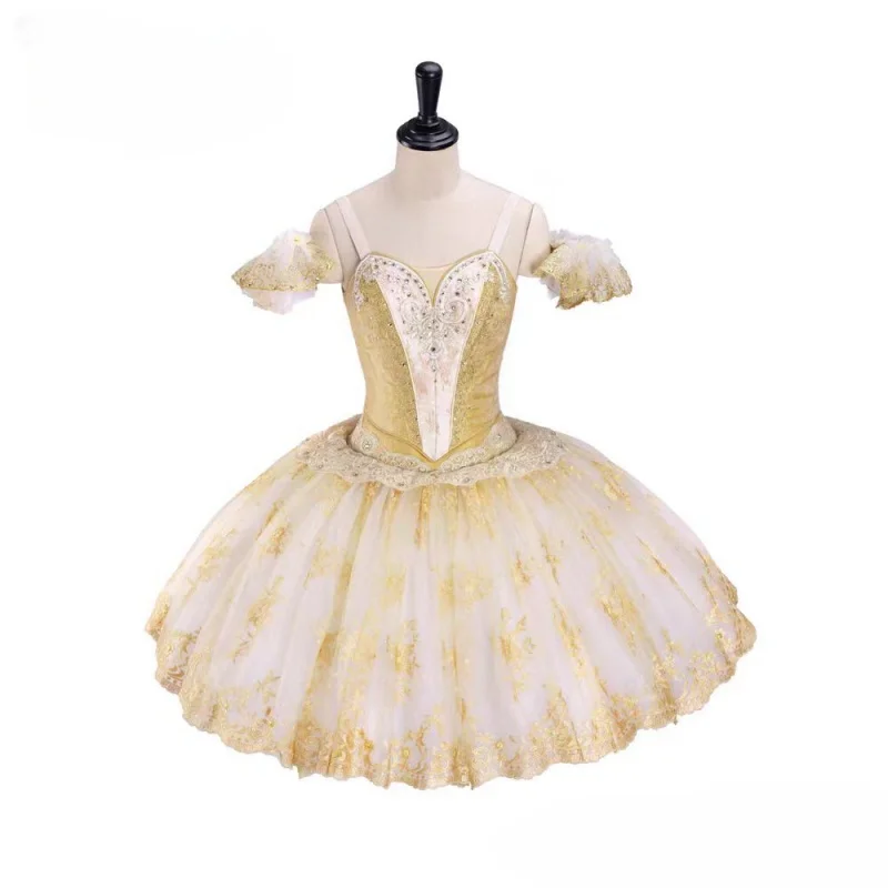 Professional ballet TUTU court style variations competition bell skirt performance