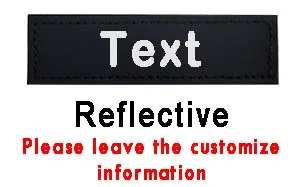 2 stuks gepersonaliseerde hond naamplaatje reflecterende huisdier harnas kraag ID label stickers aangepaste tekst poot hart logo harnas tags