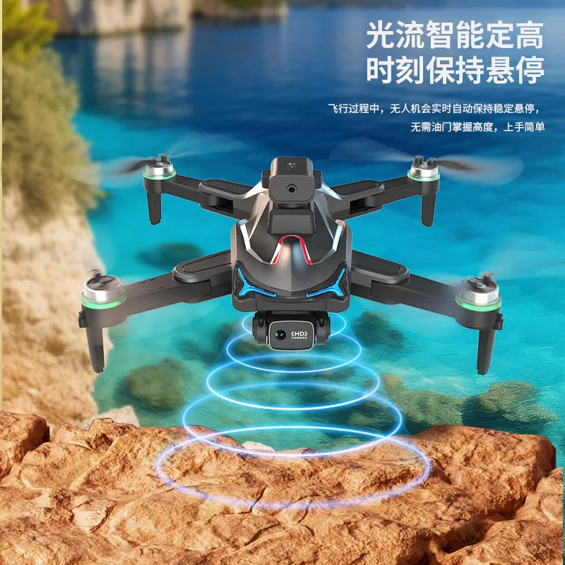 N 608S Mini Drone 8K Borstelloze Drie Camera Optische Stroom 5G Wifi Fpv 4K Dubbele Camera Drones Rc Quadcopter Dron Mini Drone Speelgoed