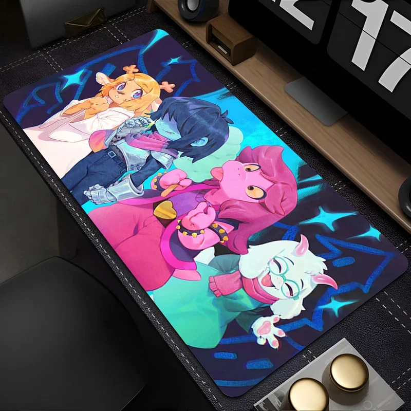 

Kawaii Коврик для мыши для ноутбука с рисунком D-deltarune HD Коврик для мыши с принтом ПК HD Печать Пиксельная игровая клавиатура Коврик для игровой аниме Настольный коврик для мыши