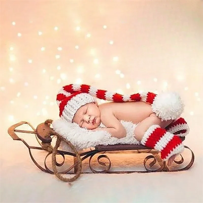 Newborn Christmas Photoshoot Outfit --newborn photography baby costume - 크리스마스 아기옷 - rekwizyty do sesji noworodkowej ,natal bebe