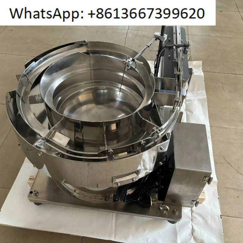 304 stainless steel vibrating bowl feeder with variable speed controller