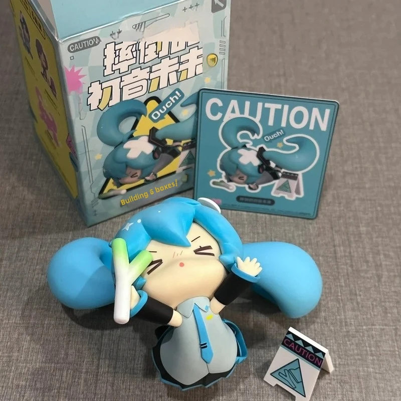 Falling Hatsune Miku Mysterious Box Vocaloid Anime Model Girls Fufu Figure Doll Ornaments Action Figurines Miku Blind Box Gifts