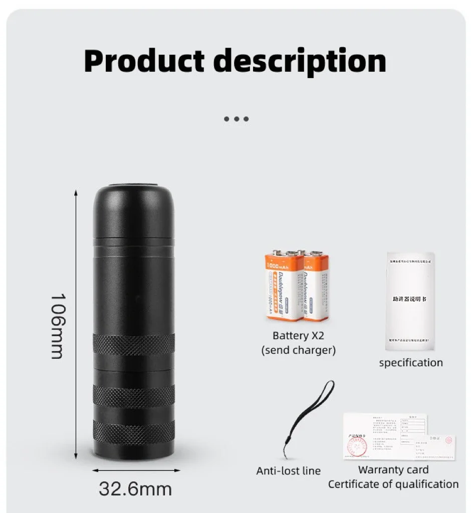 

2025 hot sale Hope Medical Electrolarynx Electronic Speaking Healthcare Supply for Laryngectomized Patients Patch Type