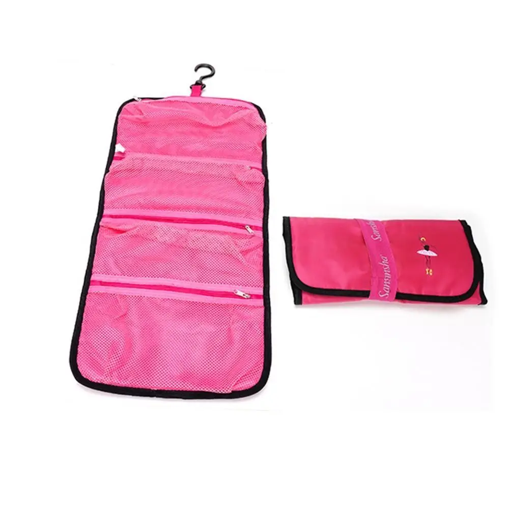 Kreatywna torba do przechowywania butów do tańca Poliestrowa przenośna wisząca torba do przechowywania Składana wodoodporna kosmetyczka do makijażu Artykuły domowe