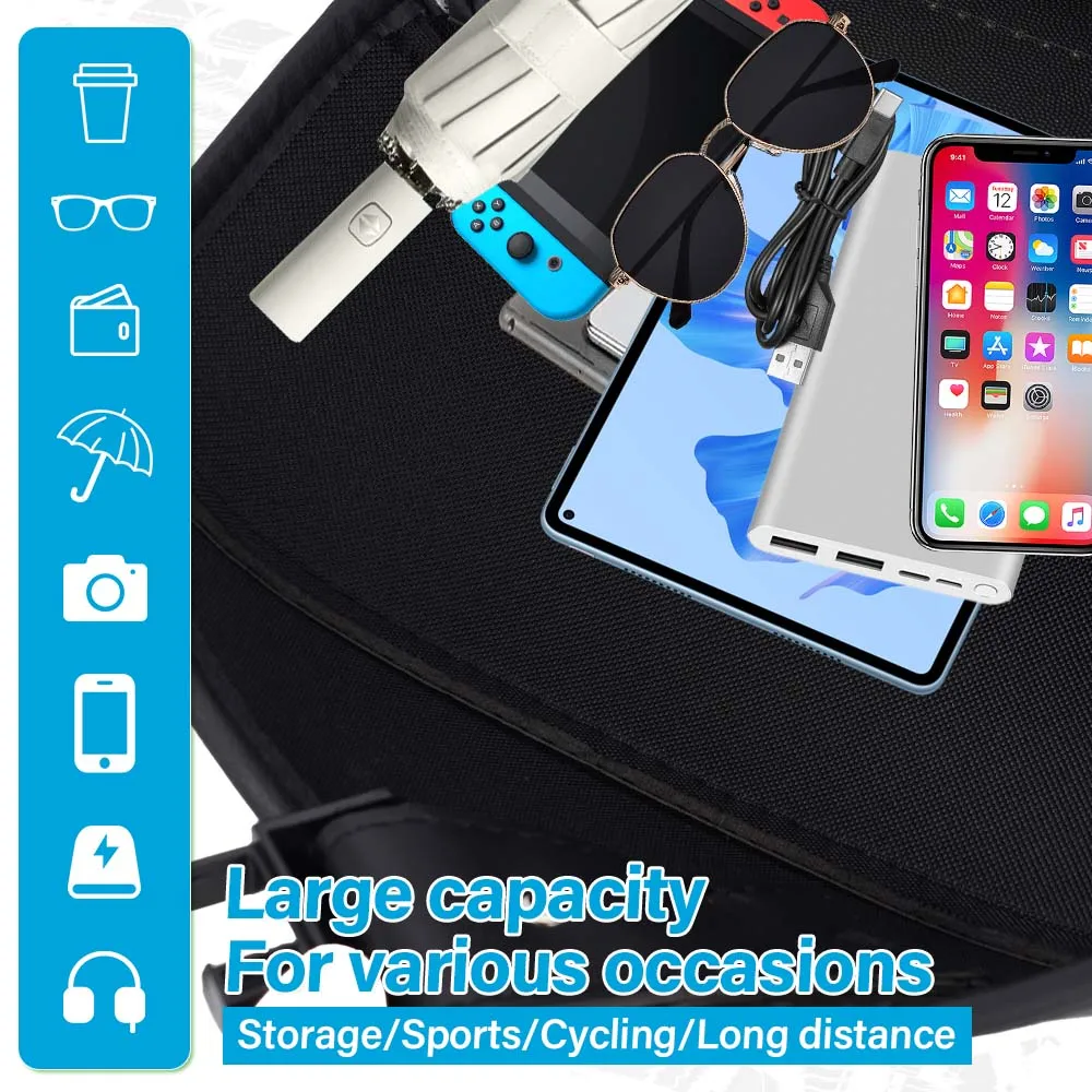 

Motorcycle Saddlebags Side Tool Storage Saddle Bags Waterproof Universal for Harley Kawasaki Suzuki Yamaha Cruiser Bobber