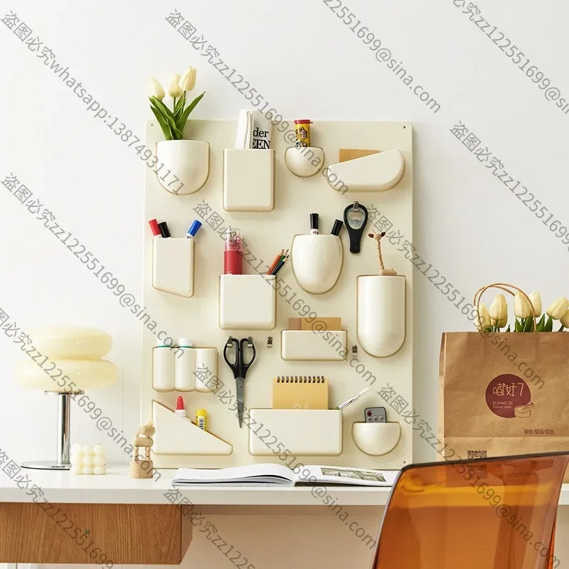 Applicable To Ins WindWall Storage Rack Desktop Storage Pen Insert Nordic Door Entrance Internet Celebrity Creative Wall