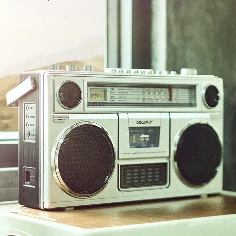 ヴィンテージ多機能テープレコーダー、80年代のカセットプレーヤー、クラシックオーディオ、ベストセラー