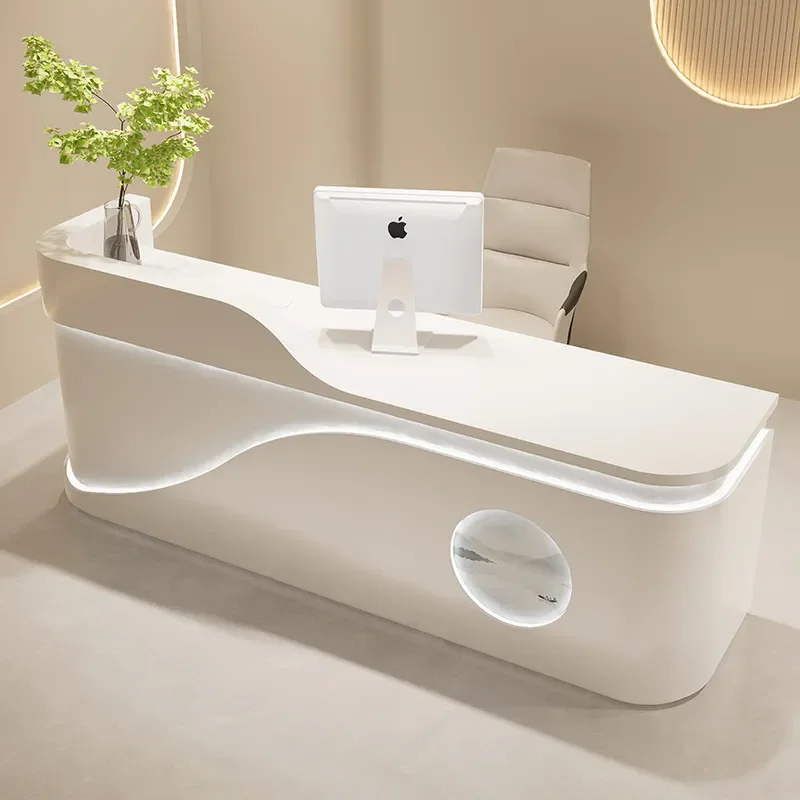 for Beauty Salon Checkout Counter Clothing Store Dentistry Bar Dance Training Class Company Reception Desk