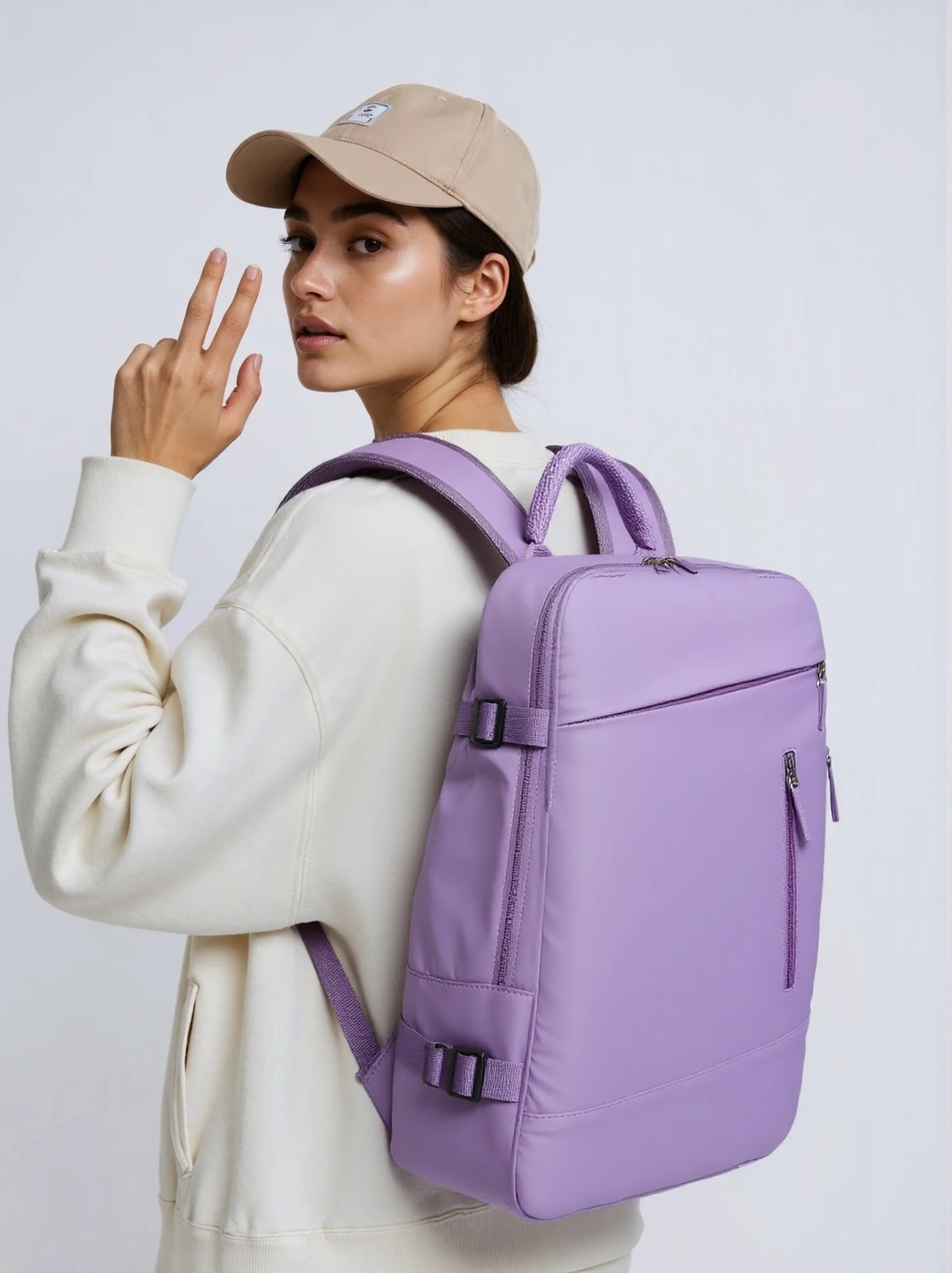 

Рюкзак с зарядкой через USB 2026, противоугонная сумка для ноутбука с дышащей задней системой, дорожный рюкзак для мужчин и женщин ​ ,Популярная мода