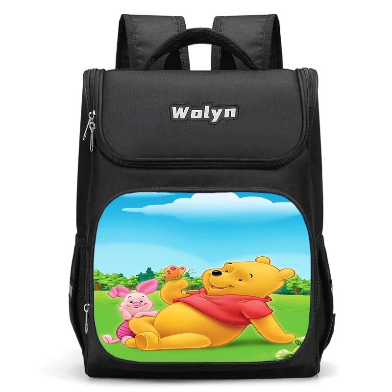 Large Child Winnie the Pooh Tigger Backpack Boy Girls School Bag For Men Women Traveling Backpack Durable and Multi Compartmen