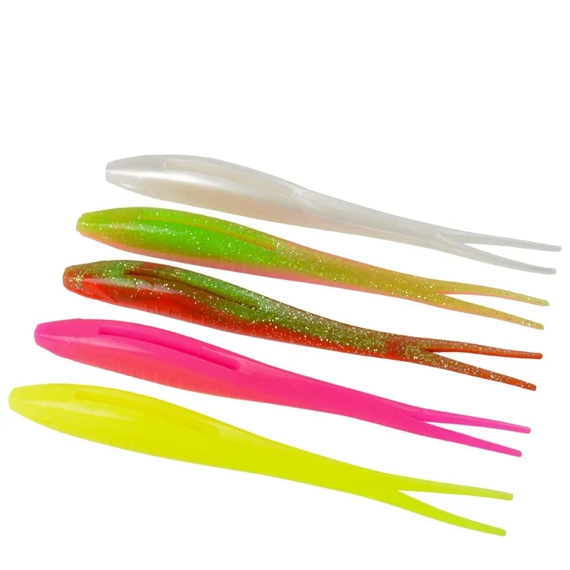 3 adet/grup TPR Yumuşak Yem 17 cm 16g Çatallı Kuyruk Yüzen Yapay Silikon Softbait Yumuşak Balıkçılık Cazibesi Pike Levrek Bas Pesca