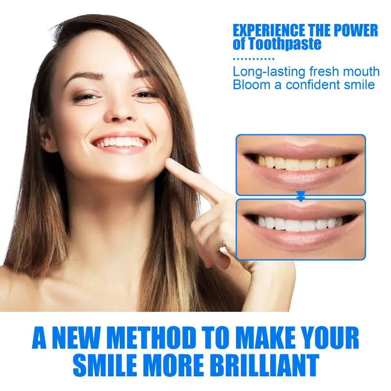 Stain Removal Fruity Toothpaste Tooth Whitening Freshening Breath Gum Protection Daily Dental Cleaning for Home Travel