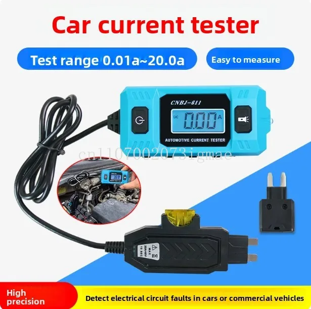 High Precision Car Fuse Current Tester Battery Leakage Detector Automotive Ammeter