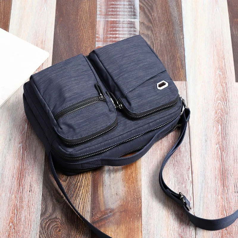 GOLF Canvas Shoulder Messenger Bag Lightweight Men\'s Crossbody Bags Small Sling Leisure Large Capacity Handbag Multiple Pocket