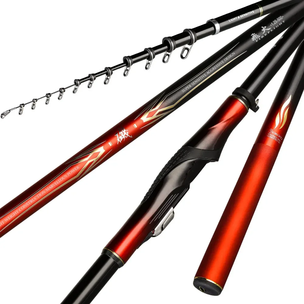 

Japan import High carbon fiber ultra light super hard reef rock fishing rod 5m Fuji wheel seat Hand Carp Blackbird Soft Rod