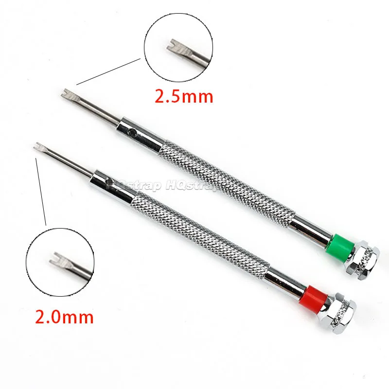 Cacciavite H per Hublot 2.0x1.0mm 2.5x1.5mm Cacciaviti a forma di U Acciaio inossidabile Speciale Riparazione Strumenti per cinghie Accessori