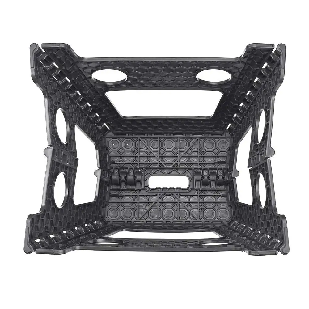 Portable Living Plastic Dots Folding Step Stool Anti slip Foldable Adults Chair(#4)