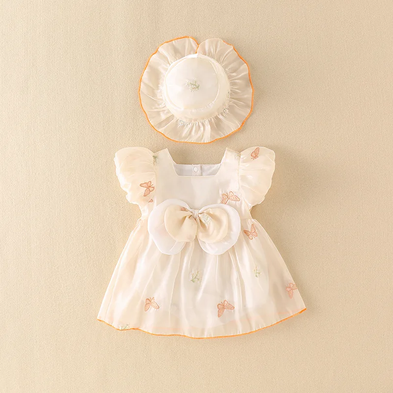 

Princess Dress Girl Baby Rompers Girl Short Sleeves Summer Babies Overalls Toddler Kids Jumpsuits Children Clothing