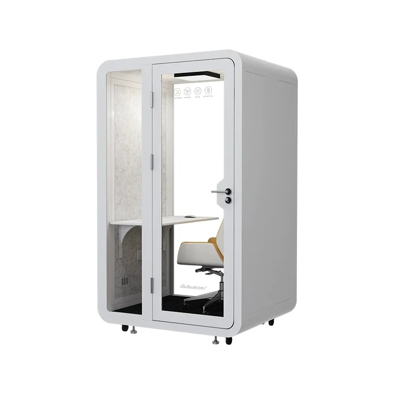 Soundproof Removable Indoor Mini Silent Cabin Mobile Live Streaming Host Practice Singing Piano Phone Booth