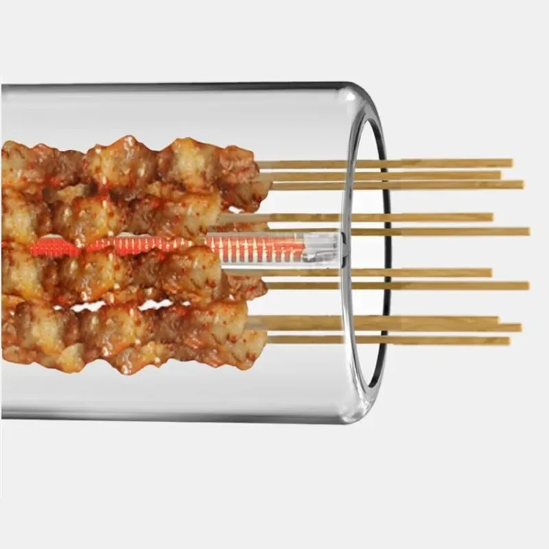 Skewer oven commercial automatic rotary skewer machine smokeless gluten roast special electric oven