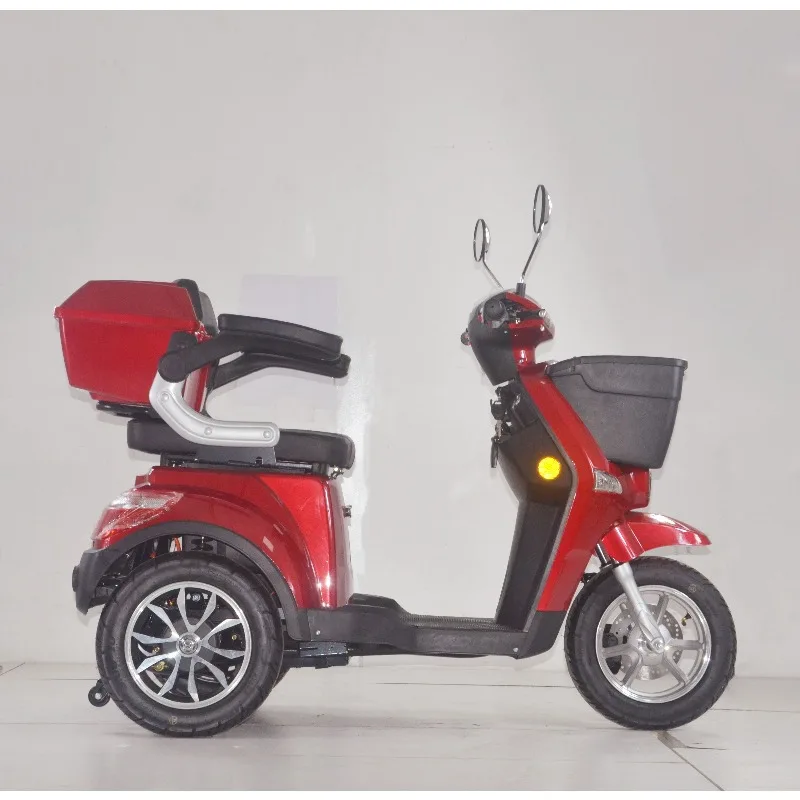 CE Certified High Power Long Range Cost-Effective Easy Operation 3 Wheel Electric Tricycle 48V 1000W  for Family and Passenger