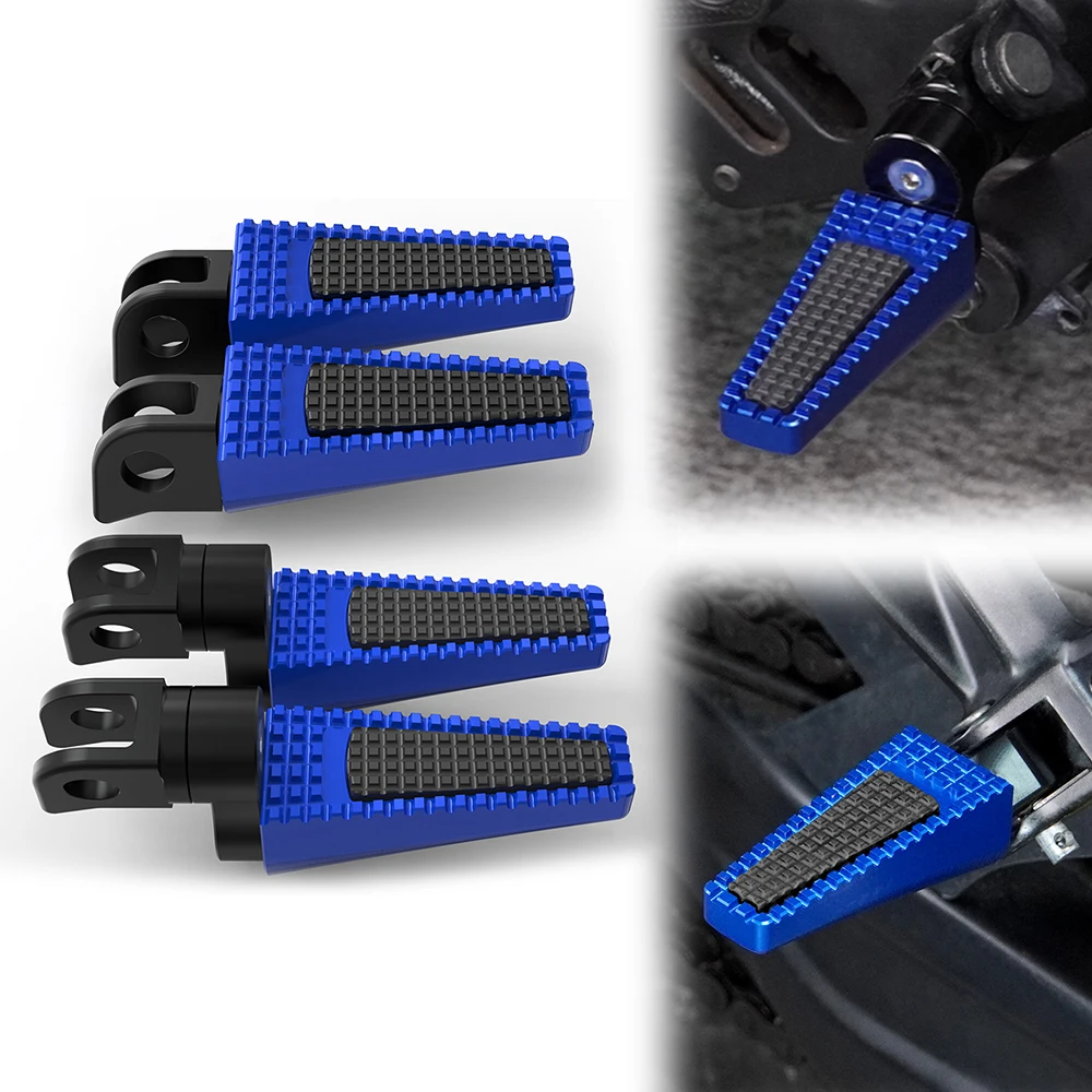 

For Yamaha FZ6/Fazer FJ-09 MT-03 MT-07 MT-09 MT-10 XSR700 XSR 900/Abarth Motorcycle Front Rear Footrests Foot Pegs Rests Pedals