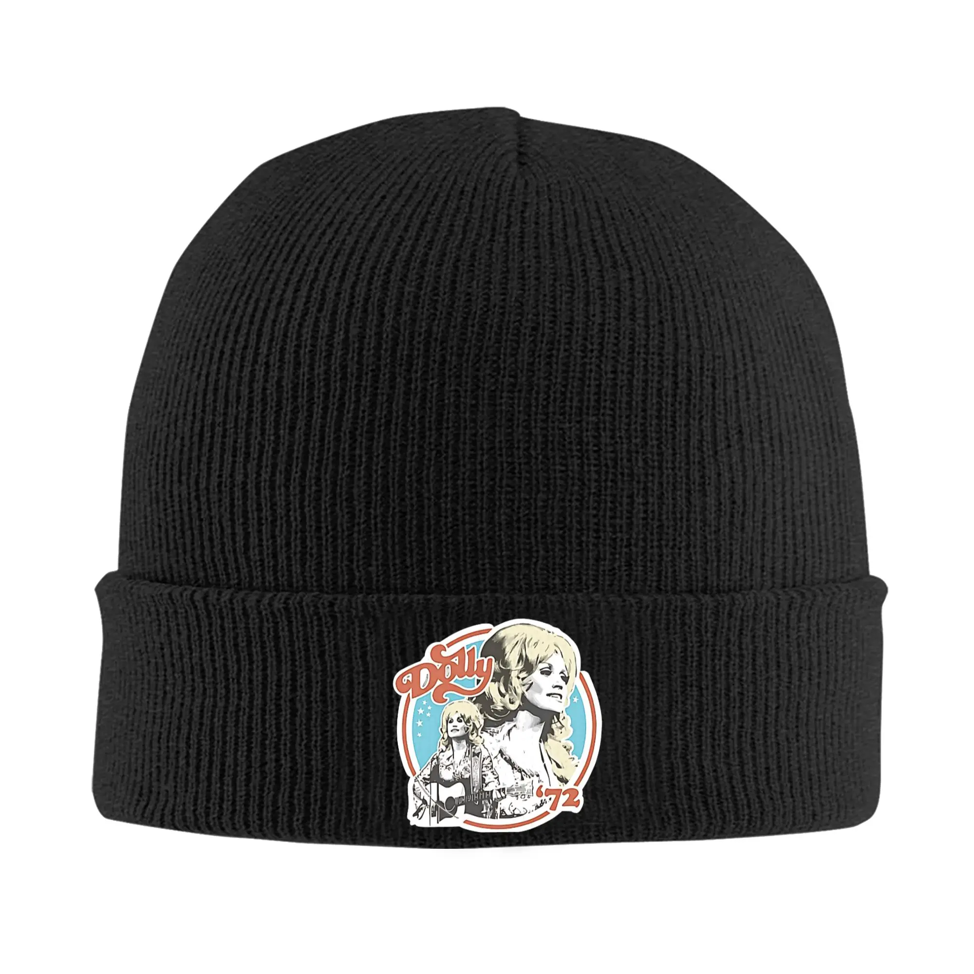 D-Dollys Singer Knit Hat Beanies Winter Hat Warm Unisex  Casual Dolly Parton Cap Men Women Gifts