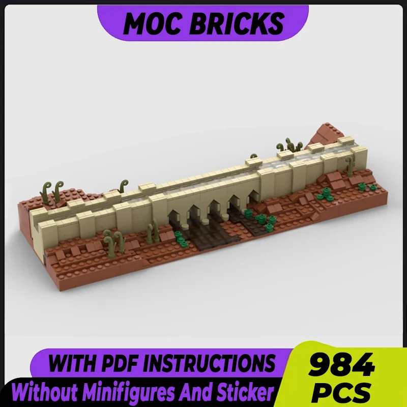 medieval Model Moc Building Bricks Babylonian Hanging Garden Ferry Technology Modular Blocks Gift Christmas Toy DIY Set Assembly