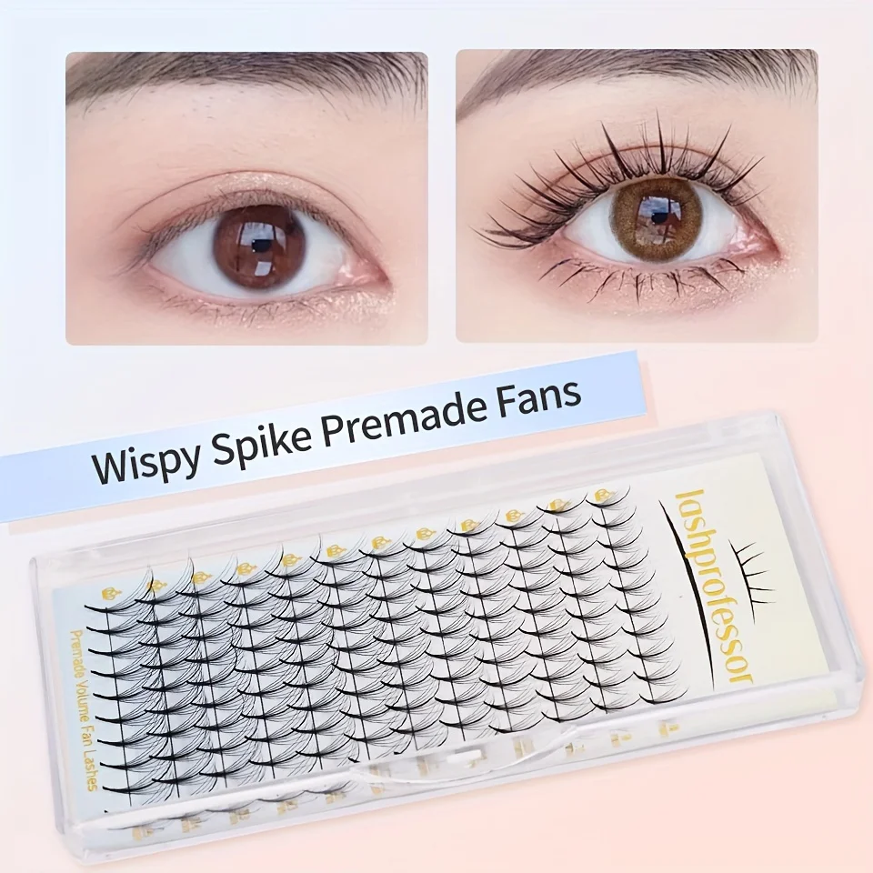 

5D 7D 9D Premade Wispy Spike Lashes Volume Cluster Eyelash Fluffy Pointy Base Promade Volume Eyelash Extension Wispy Volume Lash
