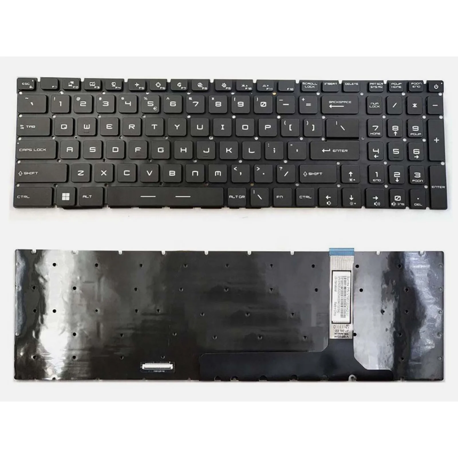 

US Layout for MSI GP76 GS76 GE76 GE77 10UE/UG/UH 11UE MS-17K1 17K2 17K3 17K4 17K5 17KK Laptop Keyboard