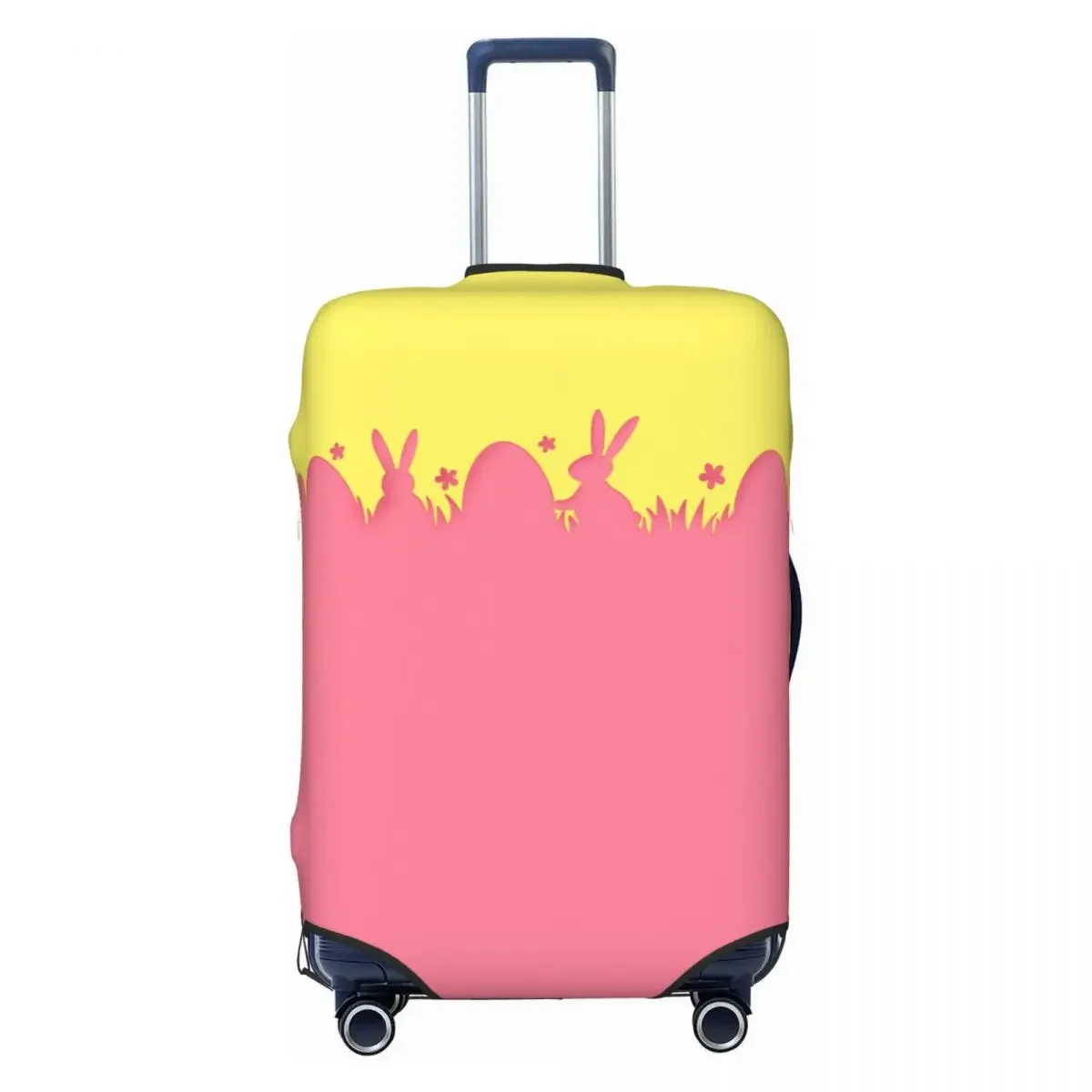 Happy Easter Suitcase Cover Eggs Bunnies Business Protector Holiday Practical Luggage Accesories