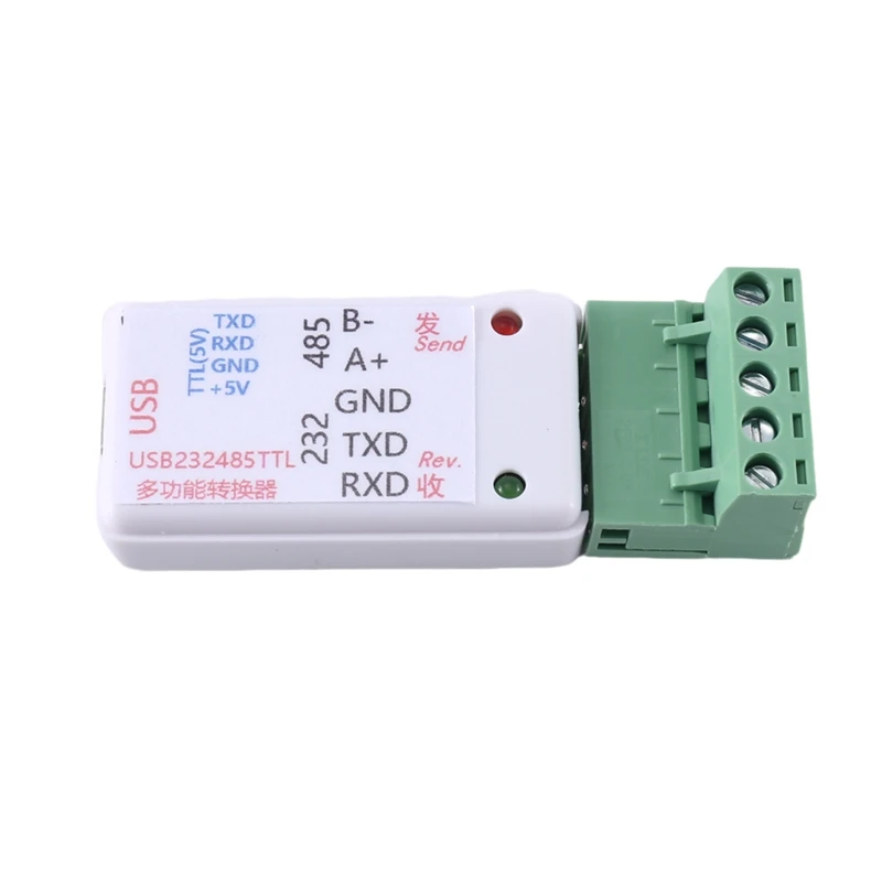 3 in 1 USB 232 485 to RS485 / USB to RS232 / 232 to 485 변환기 어댑터, Ch340 W/LED, WIN7, 리눅스 PLC 액세스 제어