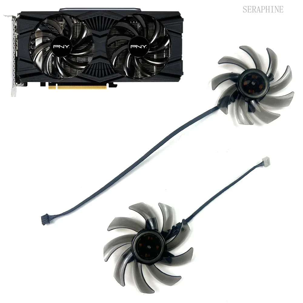 Cooling Fan 85MM GA91S2U Cooler Fan for PNY GeForce RTX 2060 2070 XLR8 Overclocked Gaming Edition GTX 1660 Ti 6GB Twin