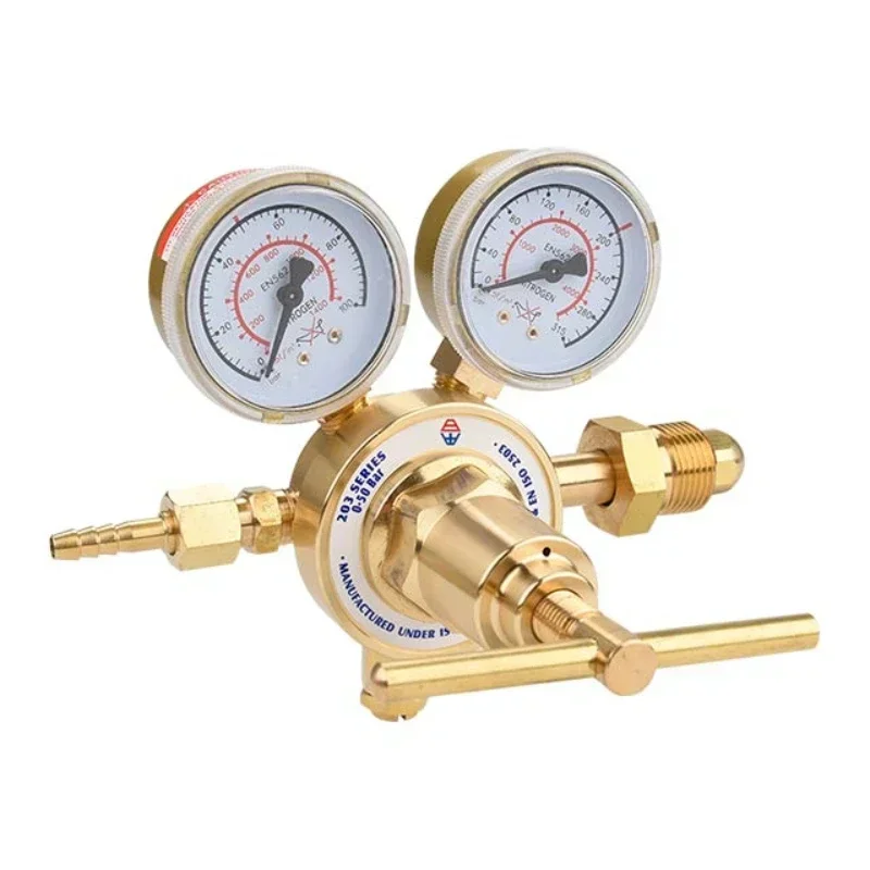 

High Pressure Nitrogen Regulator 0-800 PSI For HVAC,Purging,Laser and Testing Made By Solid Brass