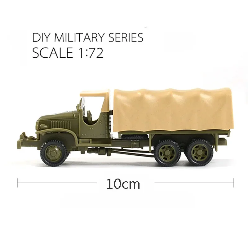 4D Model 1/72 Jimsy Allied Truck Cckw353 Off-road Vehicle Glue Free Assembly Model Military Toy Car 1pcs Random