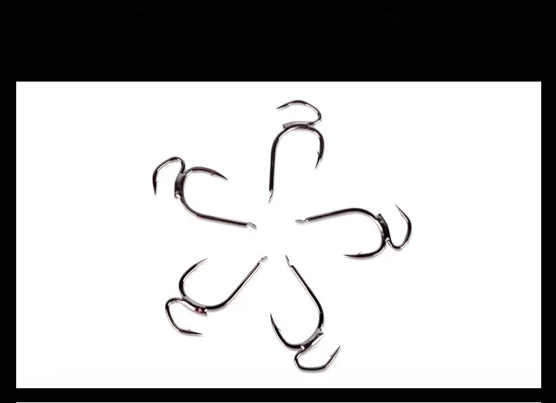 Nouveau Double crochet haute qualité hameçon avec barbe pas facile à tomber 10 pièces/sac 5 #   6 #   7 #   8 #   9 #   10 #   Hameçon de pêche pour matériel de pêche