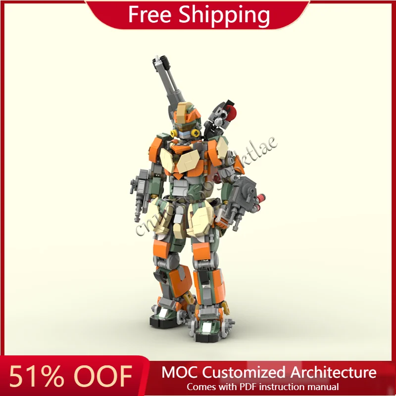 

952 Parts MOC Famous Mythological Figures Battle Robots Model Building Blocks Technique Creative Garage Bricks Children Toy Gift