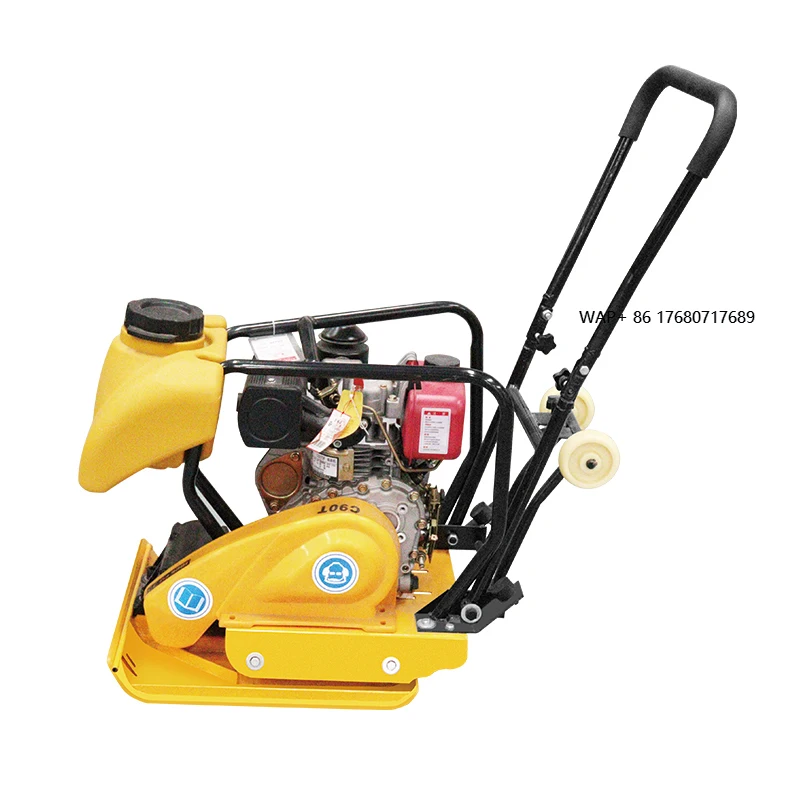 Vibratory Plate Compactor Electric Power Easy to Move Plate Compactor Machine for Pavement Construction