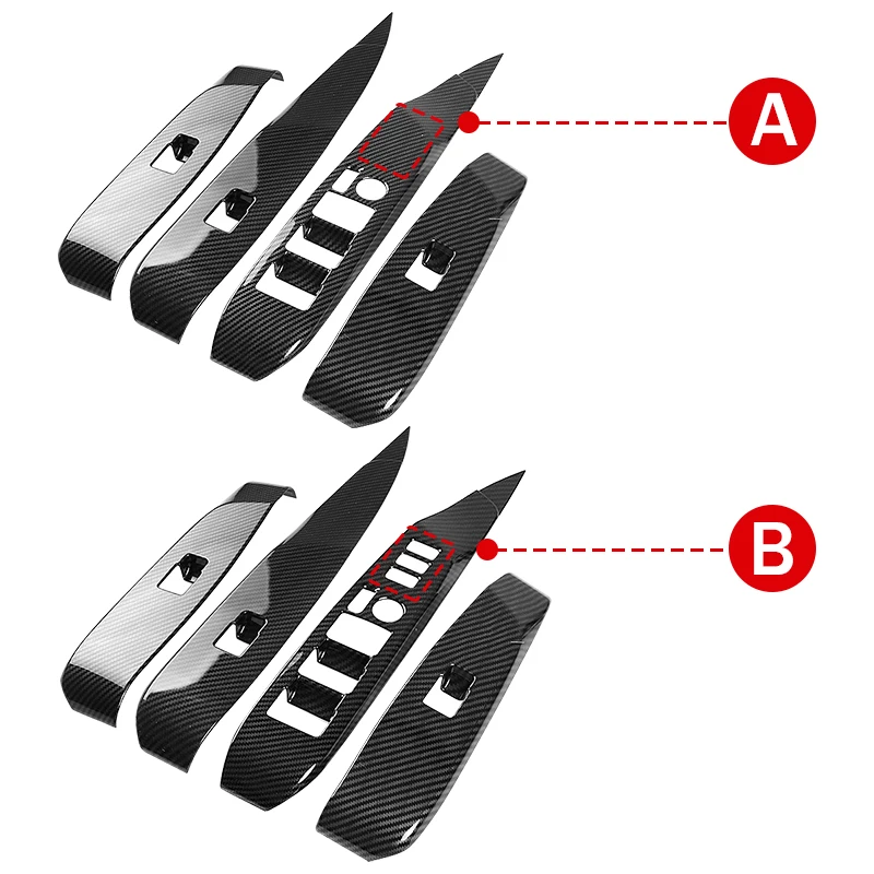 لتويوتا كامري XV70 2018 2019 2020 2021 2022 2023 LHD ABS زجاج نافذة السيارة رفع التبديل لوحة أزرار غطاء الكسوة الملحقات