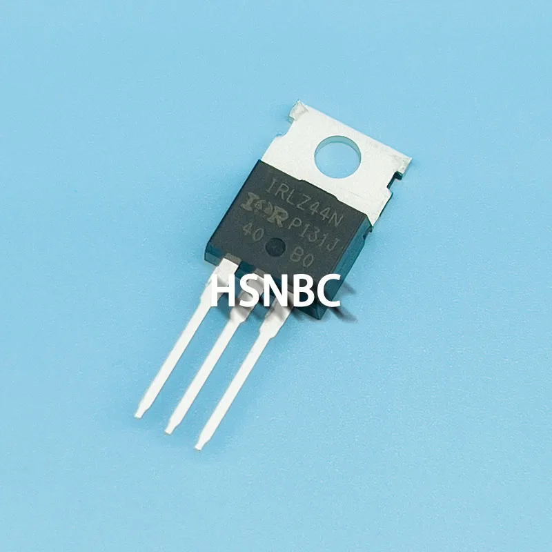 10Pcs/Lot IRLZ44NPBF IRLZ44N LZ44N TO-220 55V 47A MOSFET N-Channel Field-effect Transistor 100% New Imported Original