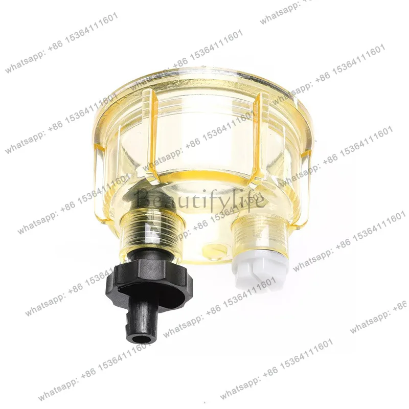 The PG RK10215 R12T oil-water separator water cup is suitable for speedboats, oil tankers, and small diesel engines